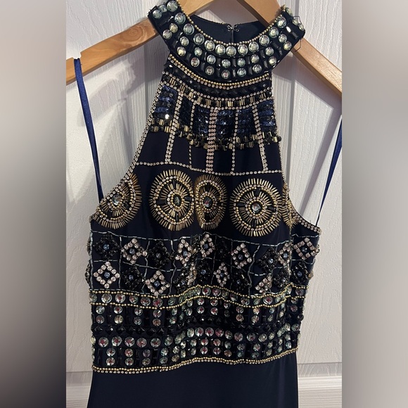 Beautiful prom dress (Navy Blue) - Picture 10 of 10